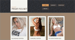 Desktop Screenshot of privat-fick.net